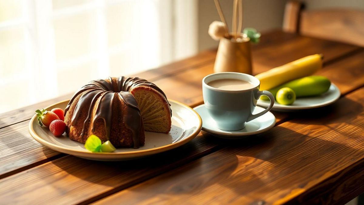 A História Do Bolo de Cenoura com Cobertura de Chocolate Cremoso