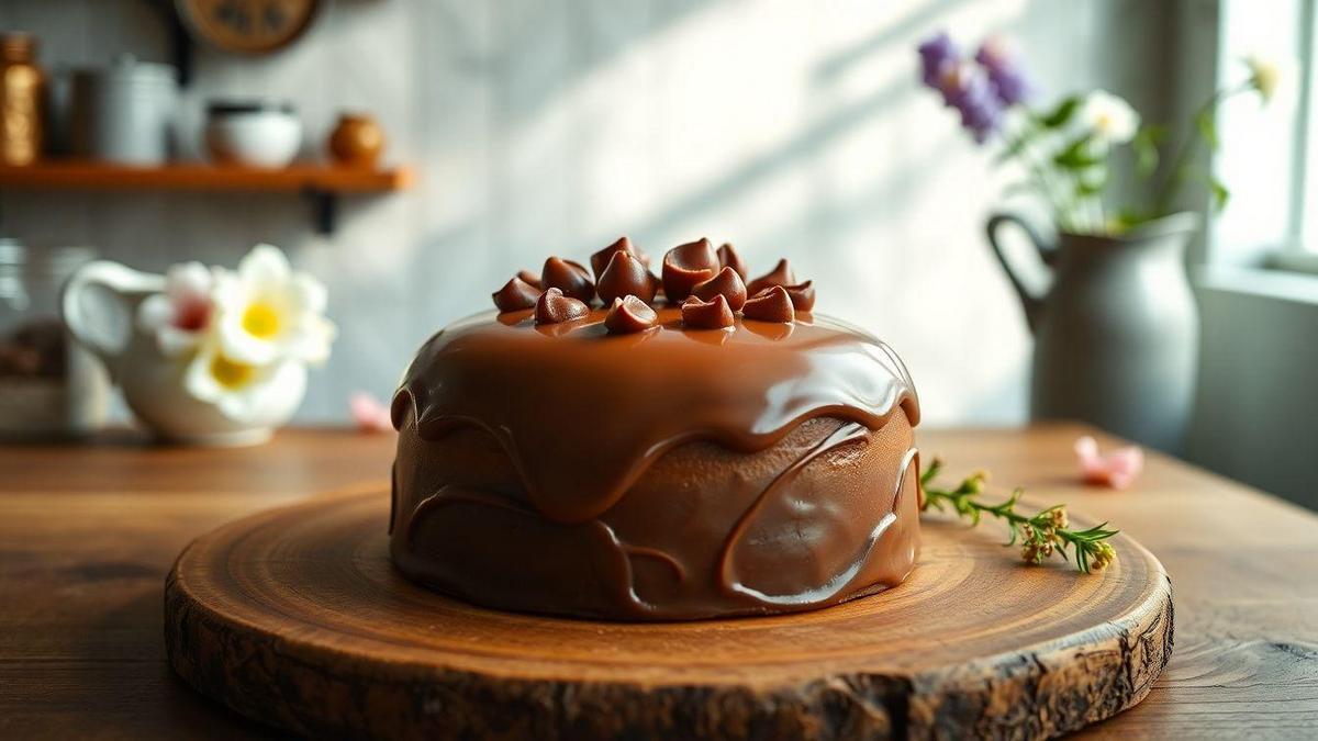 A Magia do Bolo de Chocolate