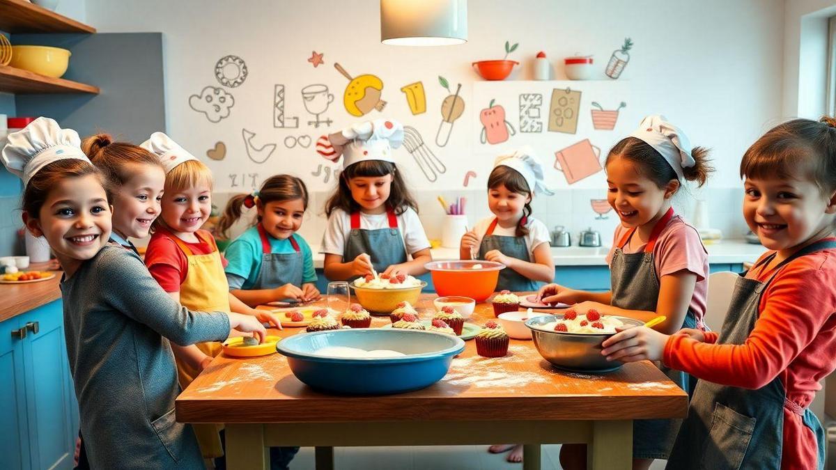 Atividades culinárias com crianças: Aprendendo Brincando