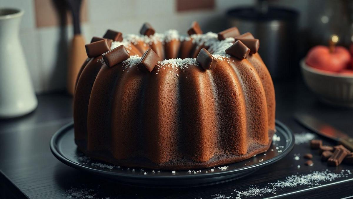 Bolo Caseiro de Chocolate: Conforto em Cada Fatia
