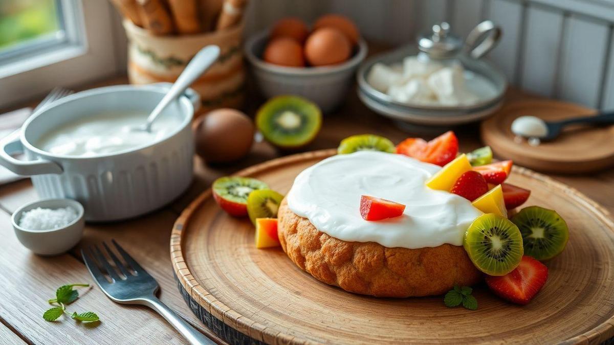 Como Fazer Bolo de Iogurte com Frutas em Menos de 30 Minutos