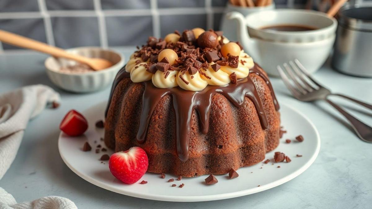 Como Fazer um Bolo de Chocolate Fofo com Recheio de Avelã Perfeito