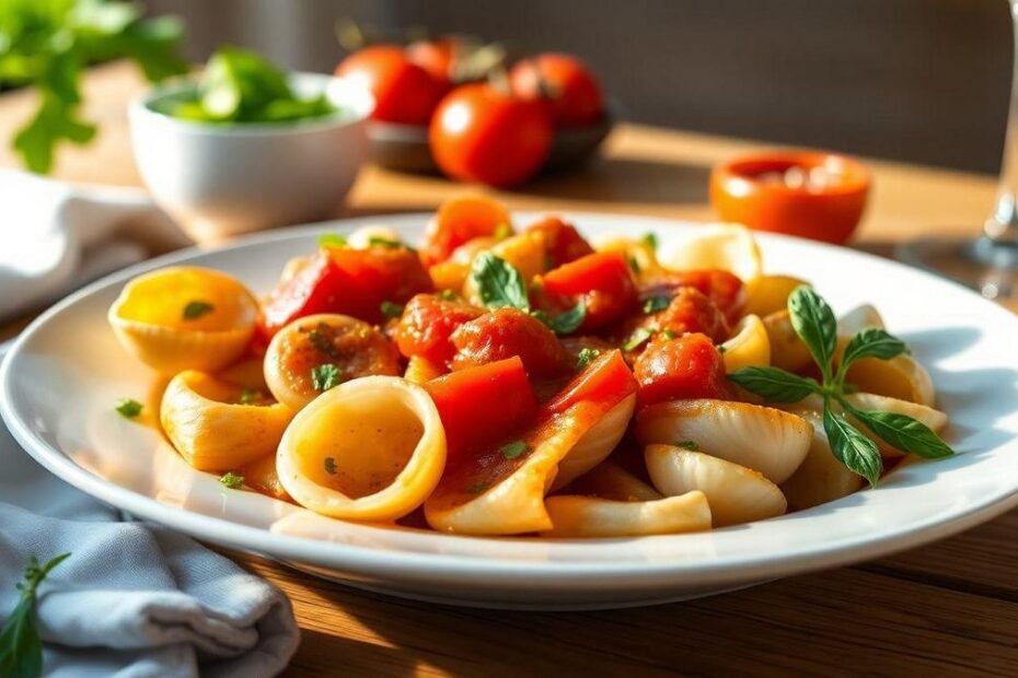 conchiglie-com-molho-de-tomate-e-manjericao-um-delicioso-prato-que-fica-pronto-em-menos-de--minuto