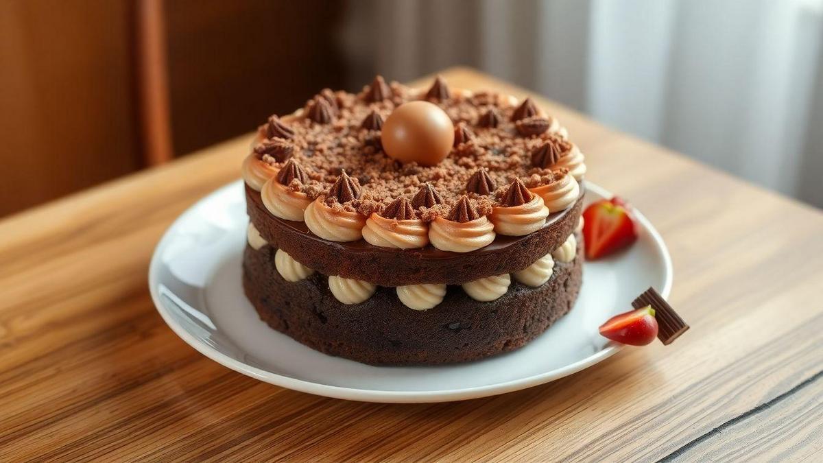 O que é o Bolo de Chocolate Fofo com Recheio de Creme de Avelã?