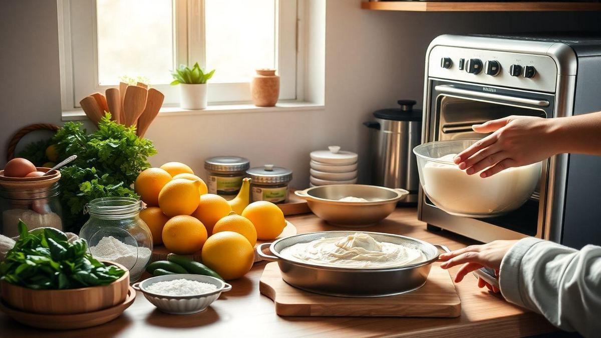 Passo a Passo para um Bolo de Limão Simples