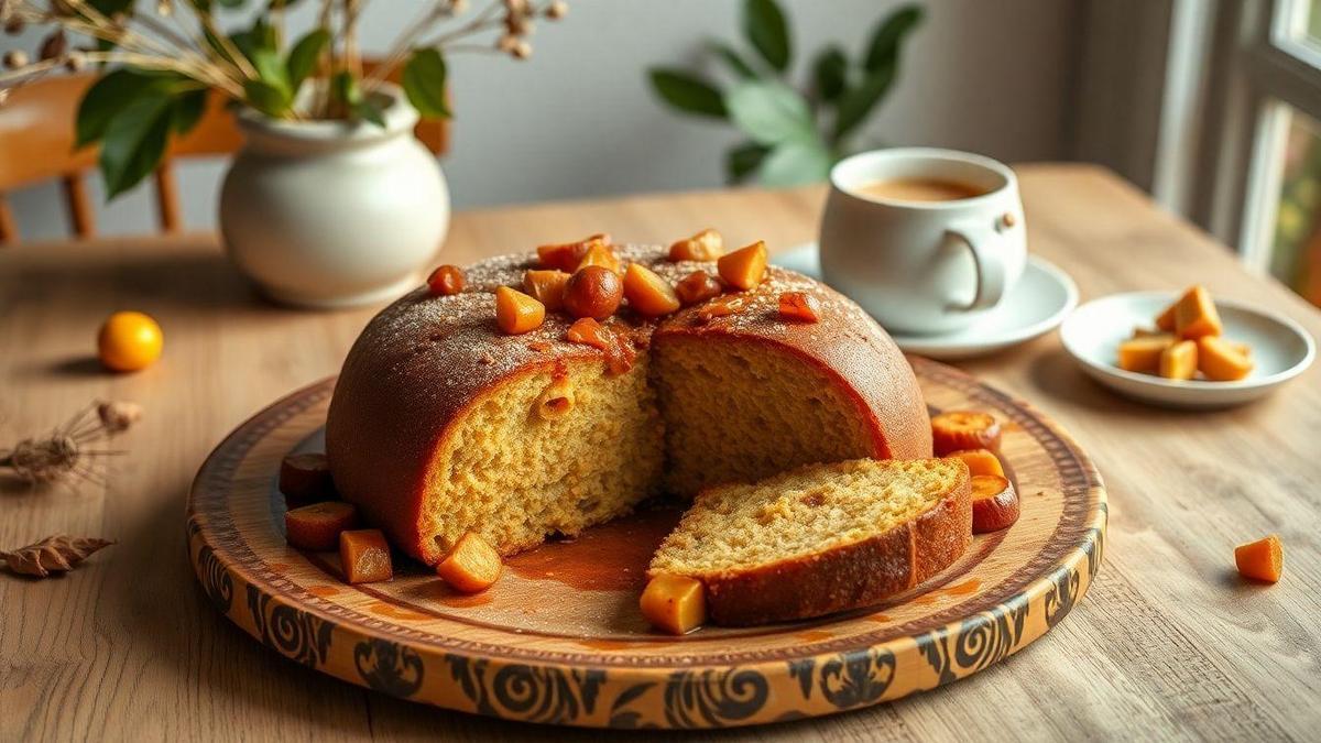 Receita Fácil de Bolo de Maçã com Canela e Nozes